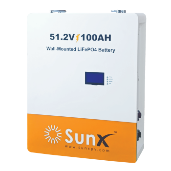 SUNX 51.2V | 100Ah Lithium Ion Battery