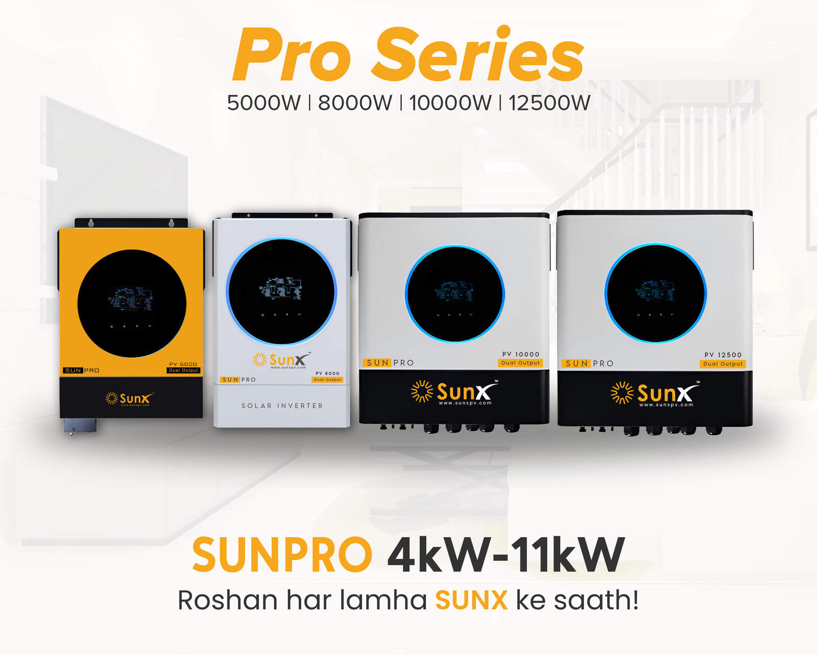 Sun Pro Series Dual Output Hybrid Inverter